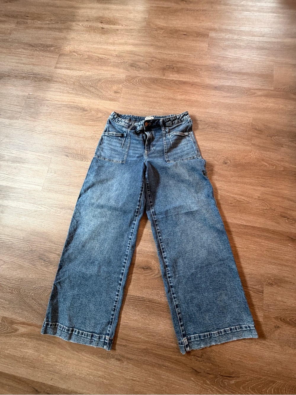 Maurices Wide-Leg Blue Denim Jeans